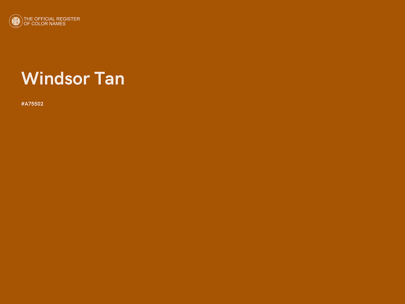 #A75502 - Windsor Tan color image