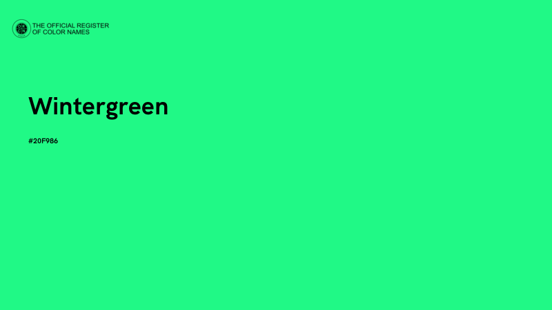 #20F986 - Wintergreen color image