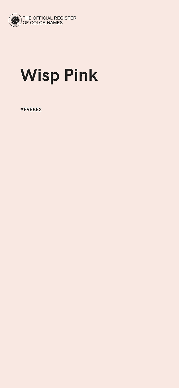 #F9E8E2 - Wisp Pink color image