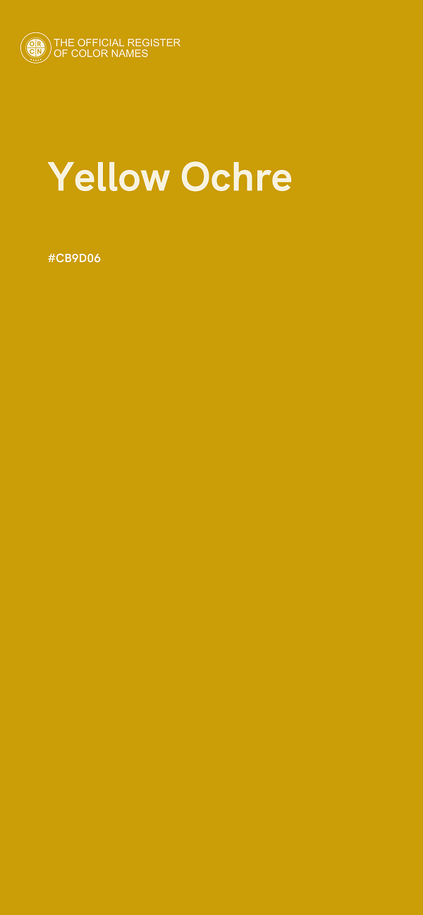 #CB9D06 - Yellow Ochre color image