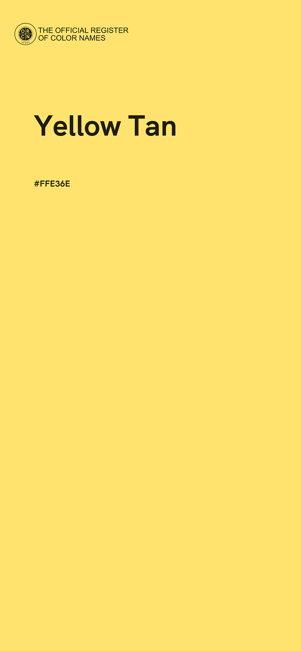 #FFE36E - Yellow Tan color image