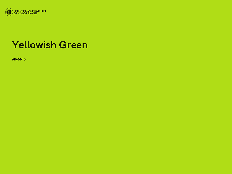 #B0DD16 - Yellowish Green color image
