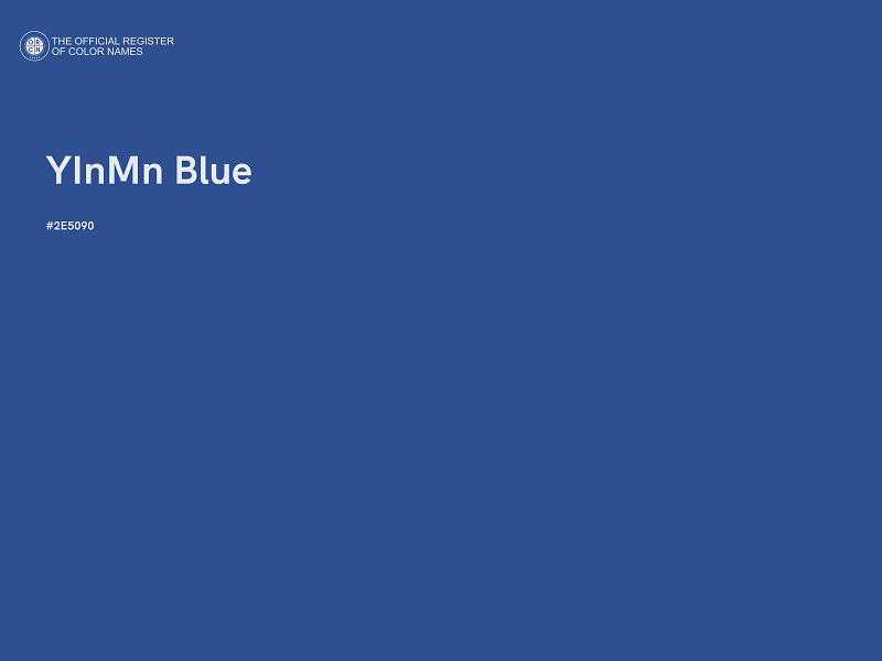 #2E5090 - YInMn Blue color image