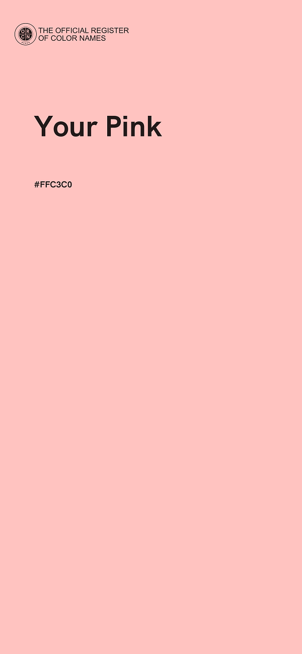 #FFC3C0 - Your Pink color image