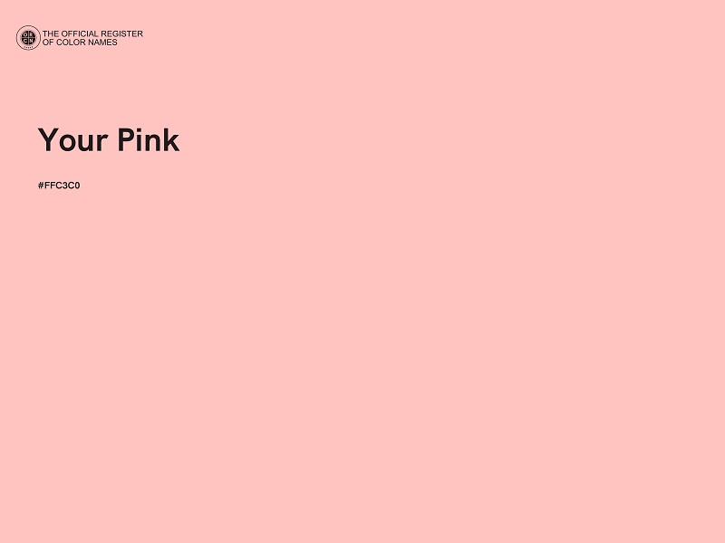 #FFC3C0 - Your Pink color image