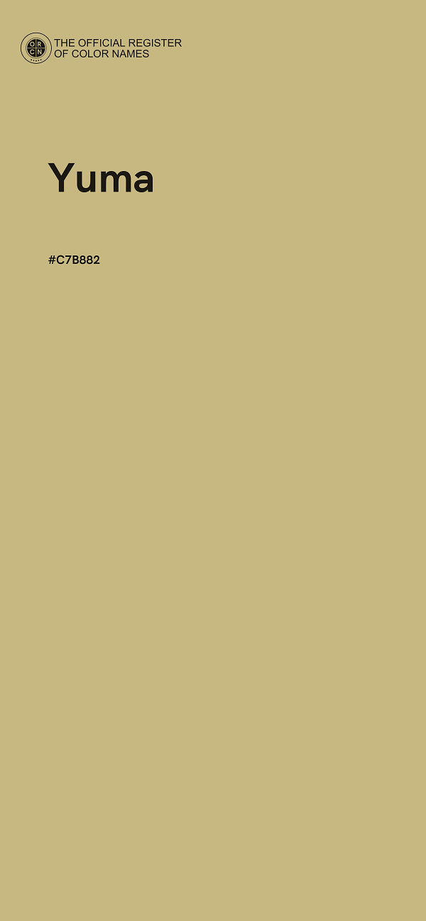 #C7B882 - Yuma color image