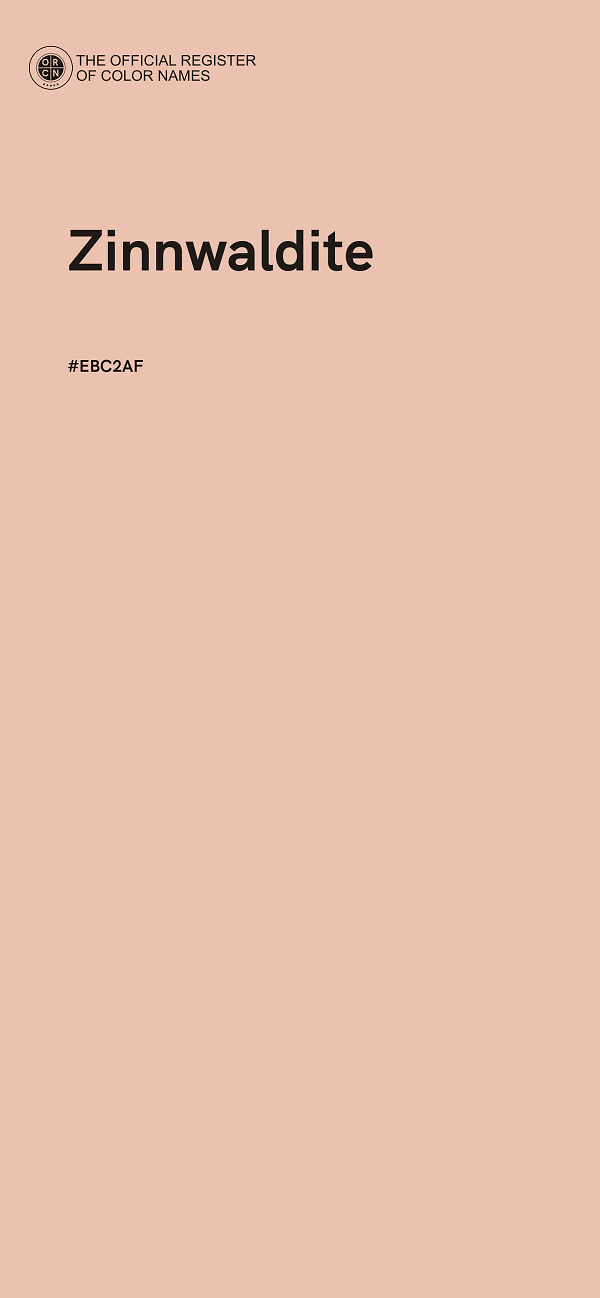 #EBC2AF - Zinnwaldite color image
