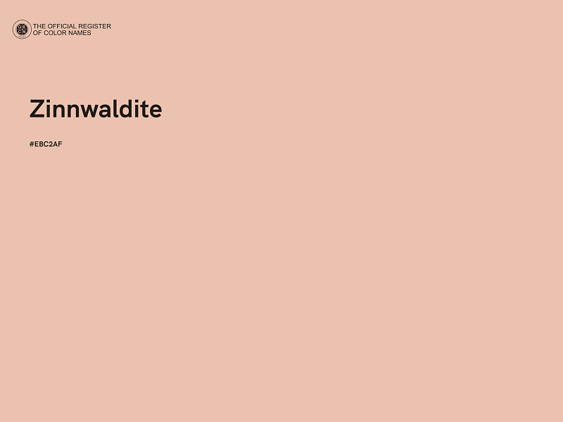 #EBC2AF - Zinnwaldite color image