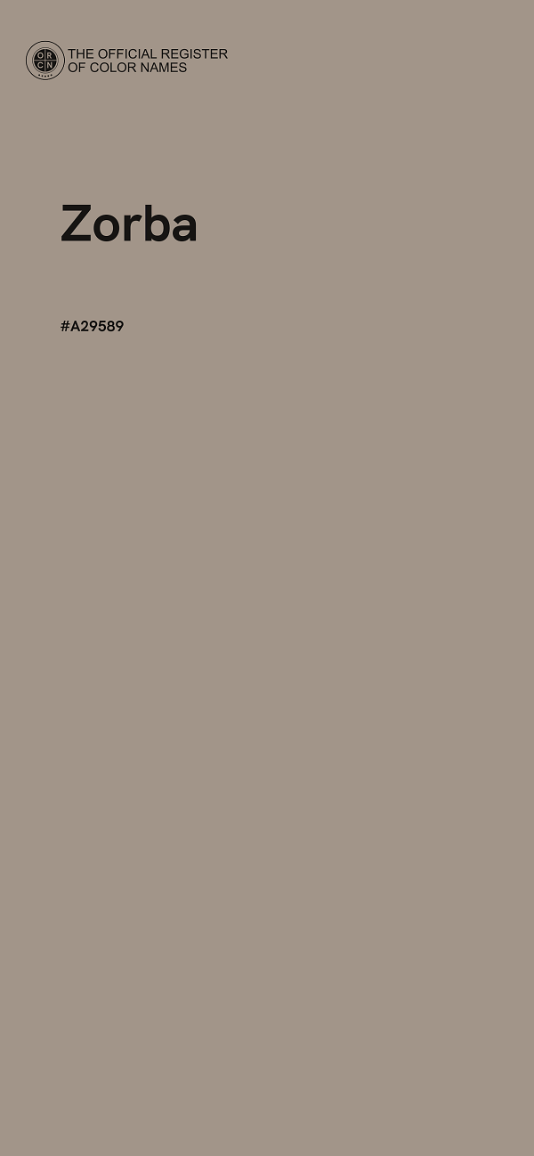 #A29589 - Zorba color image